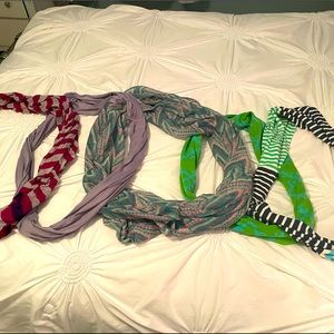 Infiniti Scarves—LOT of 5